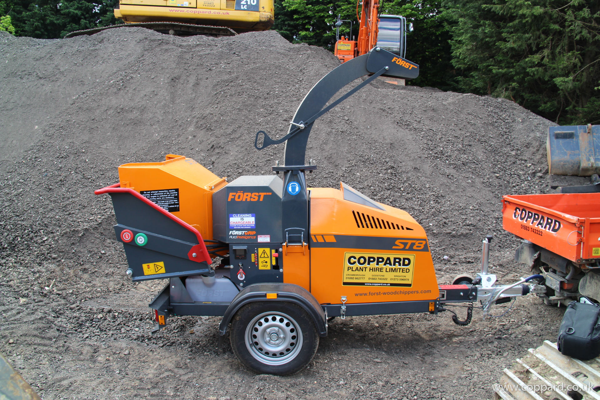 8" Forst Towable Chipper